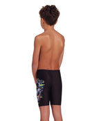 Zoggs - Boys Crazy Skull Mid Swim Jammer - Model Back