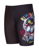Zoggs - Boys Crazy Skull Mid Swim Jammer - Product Only Design