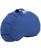 Fitness-Mad Crescent-Shaped Zafu - Blue