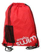 Simply Swim - Large Swim Bag - Red - Front Logo