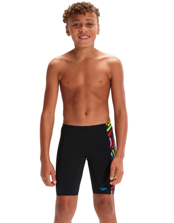 Speedo - Digital Panel Jammer - Black/Multi - Model Front