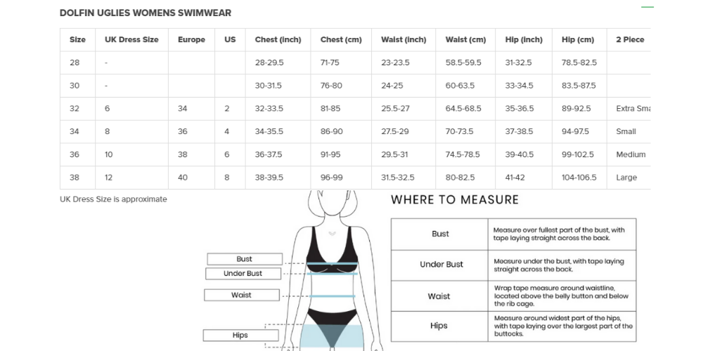 Dolfin uglies top size 32