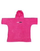 Dryrobe - Kids Organic Cotton Short Sleeve Towel Poncho - 5-9 yrs - Product Only Front - Pink