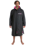 Dryrobe - Advance Long Sleeve Robe - Adult/Black/Pink - Front/Male