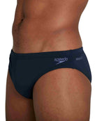 Speedo - Mens Endurance Plus 7cm Sportsbrief - Navy - Front/Side Close Up