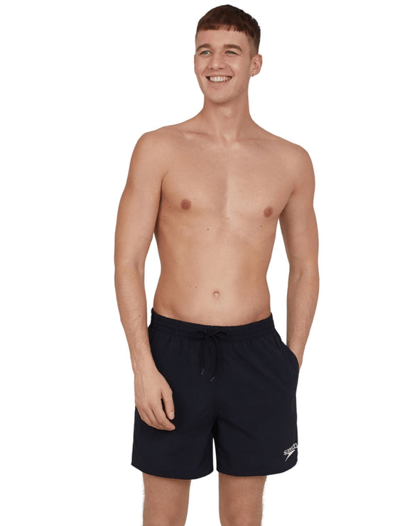 Speedo - Mens Essentials Watershorts - Black - Front Close Up