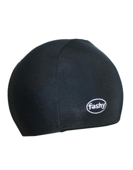 Fashy Adult Fabric Swim Cap - Black