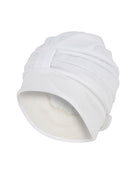 Fashy Draped Fabric Swim Cap - White
