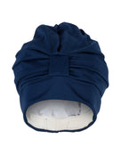 Fashy Draped Fabric Swim Cap - Navy - Product Front