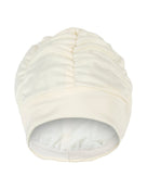 Fashy Pleated Fabric Swim Cap - Champagne - Product Front