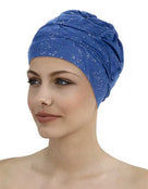 Fashy Sparkle Fabric Swim Cap - Royal Blue