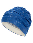 Fashy Sparkle Fabric Swim Cap - Blue - Product Side