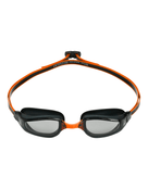 Aqua Sphere Fastlane Swim Goggles - Black/Orange/Tinted Lens - Front