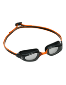 Aqua Sphere Fastlane Swim Goggles - Black/Orange/Tinted Lens - Front/Left Side