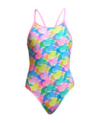 Funkita - Girls Pastel Porpie Diamond Back Swimsuit - Product Only Front Design
