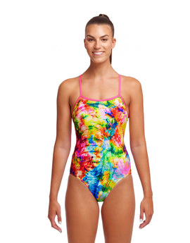 Funkita Girls Eco Squeaky Squid Tie Me Tight One Piece