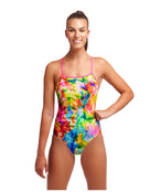 Funkita - Out Trumped Single Strap Swimsuit - Model Front with Pose