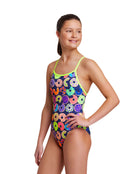 Funkita - Girls Dunking Donuts Single Strap Swimsuit - Front/Side