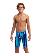 Funky Trunks - Boys Roller Paint Swim Jammer - Model Front Design