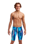 Funky Trunks - Boys Roller Paint Swim Jammer - Model Front / Jammer Front Design