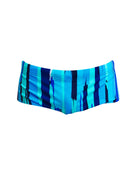 Funky Trunks - Boys Roller Paint Swim Trunks - Product Only Design - Blue 
