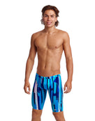 Funky Trunks - Roller Paint Swim Jammers - Model Front 