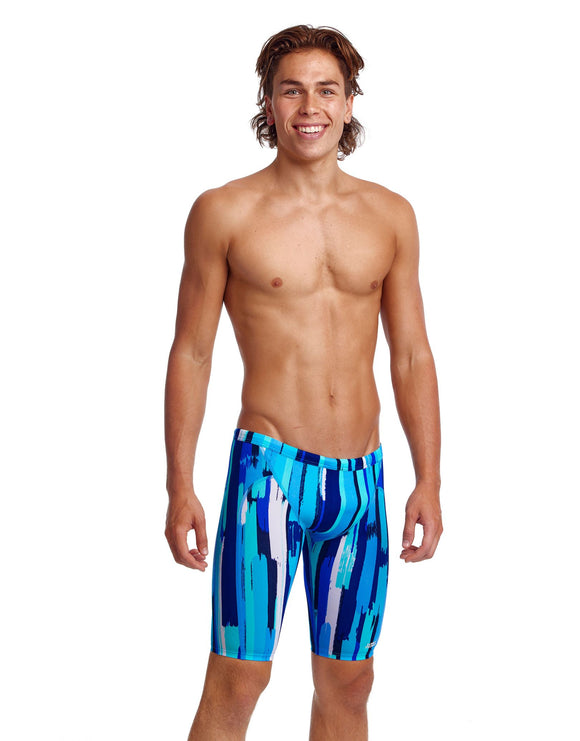 Funky Trunks - Roller Paint Swim Jammers - Model Front / Jammer Front Design