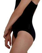 Speedo Girls Endurance Plus Medalist Swimsuit - Black - Side Close Up