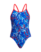 Girls Mr Squiggle Diamond Back Swimsuit - Product
