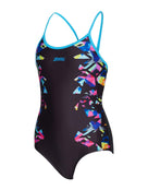 Zoggs - Girls Neon Cracker Sprintback Swimsuit - Product Only