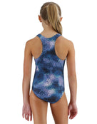 Girls StarHex Durafast Elite Ella MaxFit Swimsuit - Blue Ice