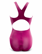 HEAD - Girls Splice Swimsuit - Magenta - Product Only Back