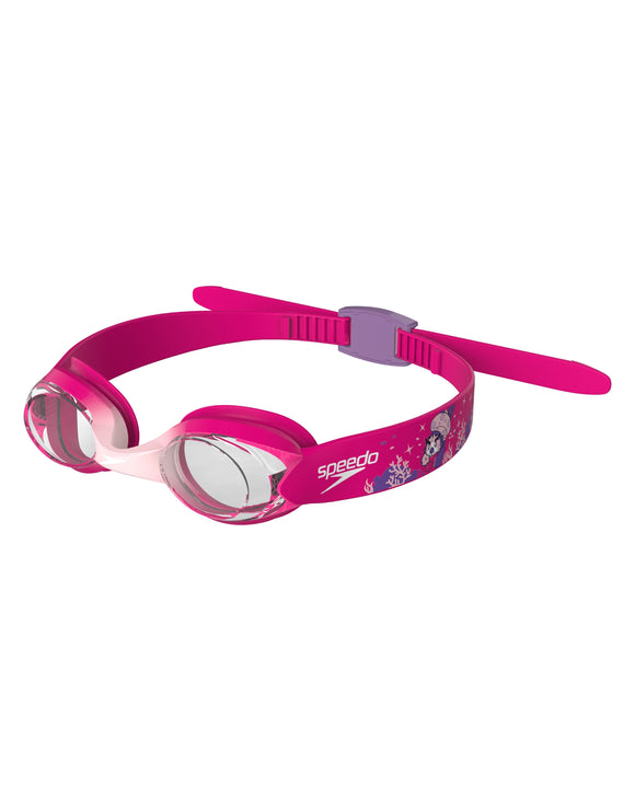 Speedo - Illusion Junior Swim Goggle - Front/Side - Pink/Purple