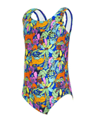 Zoggs - Toddler Girls Jungle Scoopback Swimsuit - Product Only Front