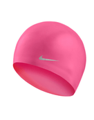 Nike - Childres Silicone Swim Cap - Hyper Pink - Product Front - Nike Logo