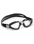 Aqua Sphere - Kayenne Swim Goggles - Balck/Silver/Clear Lens - Front/Right Side