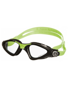 Aqua Sphere - Kayenne Kids Swim Goggles - Black/Lime/Clear Lens - Front