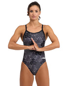Kikko Pro Challenge Back Swimsuit - Black/White