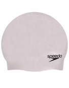 Speedo Long Hair Silicone Swimming Cap - White