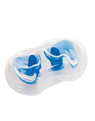 TYR - Silicone Molded Ear Plugs - Blue - Closed