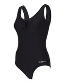 Zoggs - Womens Marley Scoopback Swimsuit - Black - Product Only Front