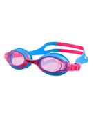 Maru - Junior Sprite Anti-Fog Goggle - Pink/Blue - Product Front/Side - Pink Tinted Lenses - Nose Bridge Logo