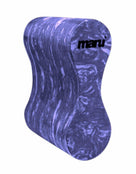 MARU - Swirl Swim Pull Buoy -  Dark Purple/Purple - Product Side Logo