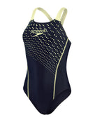 Medley Logo Medalist Swimsuit - Navy/Green