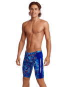Funky Trunks - Mr Squiggle Swim Jammers -  Side Pose
