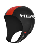 HEAD - Small/Medium Neoprene Cap 3 - Black/Red - Product Side Logo