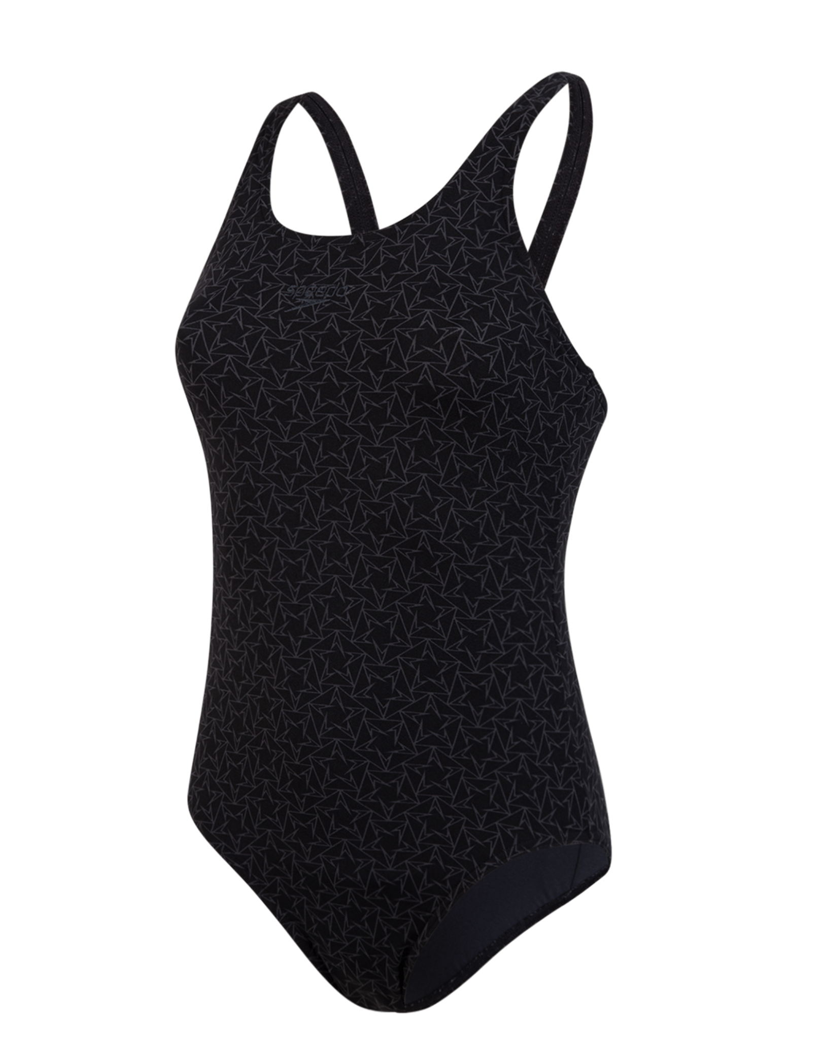 Speedo Boomstar Allover Muscleback Swimsuit - Black | Simply Swim ...