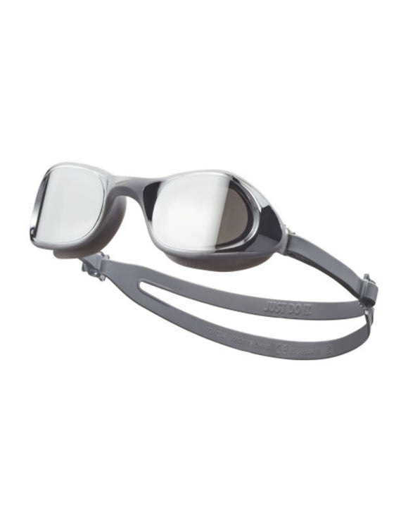 Nike - Expanse Mirrored Swim Goggle - Product Front/Side Design - Grey