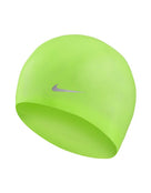 Nike - Childres Silicone Swim Cap - Lime - Product Only Front Logo