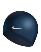 Nike - Childres Silicone Swim Cap - Navy - Product Front/Nike Logo